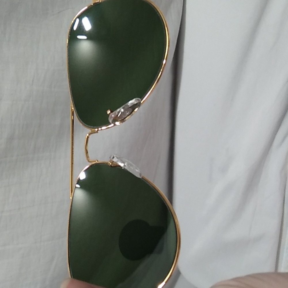 NEW Authentic Ray-Ban Aviator Sunglasses W Everything Shown - Picture 7 of 9